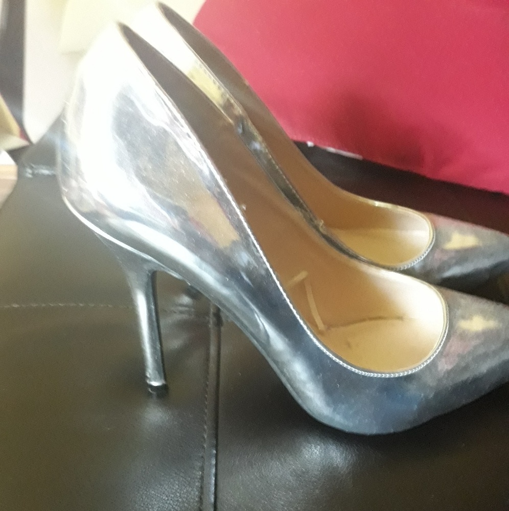 Silver heels